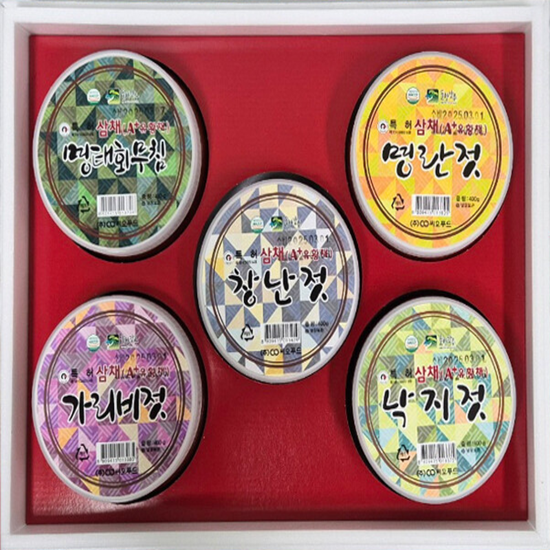 강릉몰,[씨오푸드]삼채(A+유황채)젓갈C세트-1